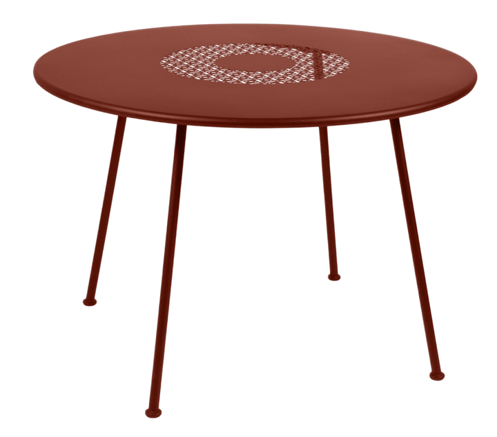Lorette Round Table 43" - Fermob - Outdoor Furniture - Red Ochre - HORNE