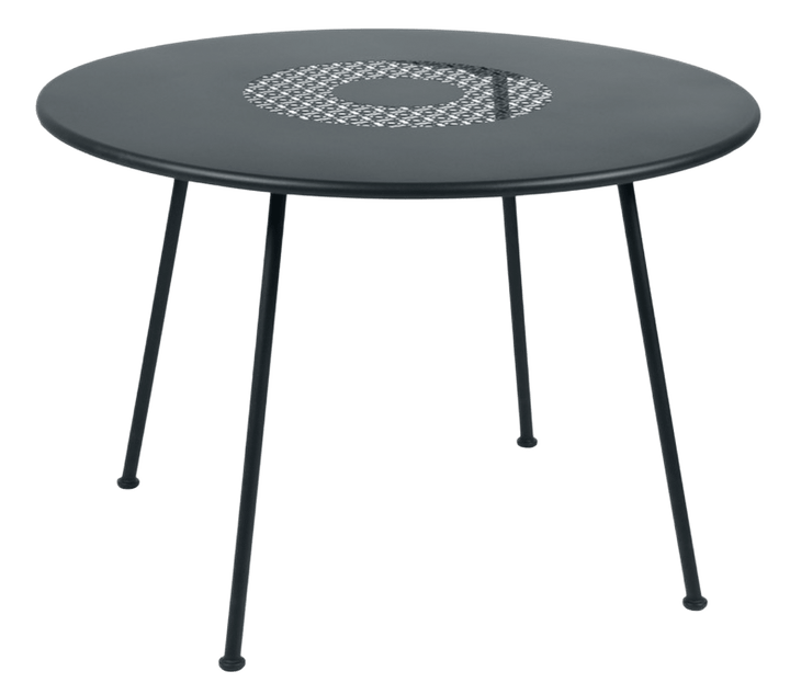 Lorette Round Table 43" - Fermob - Outdoor Furniture - Storm Grey - HORNE