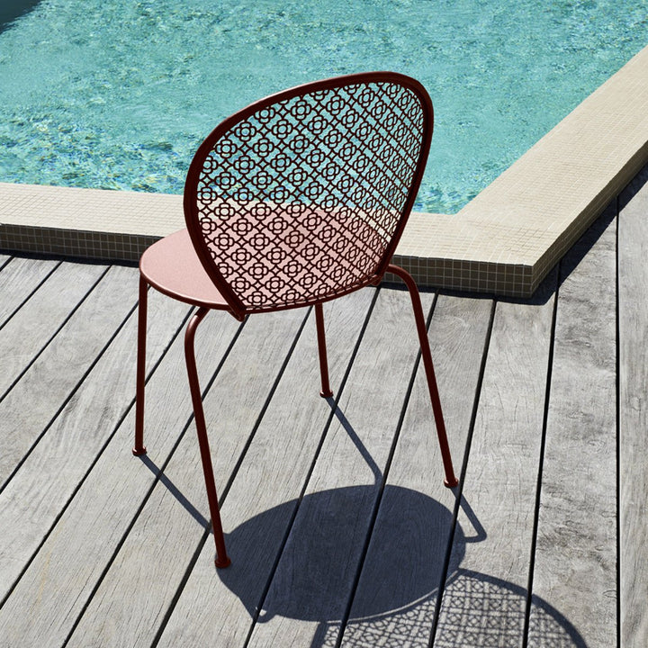 Lorette Side Chair - Set of 2 - Fermob - Outdoor Furniture - Willow Green - HORNE