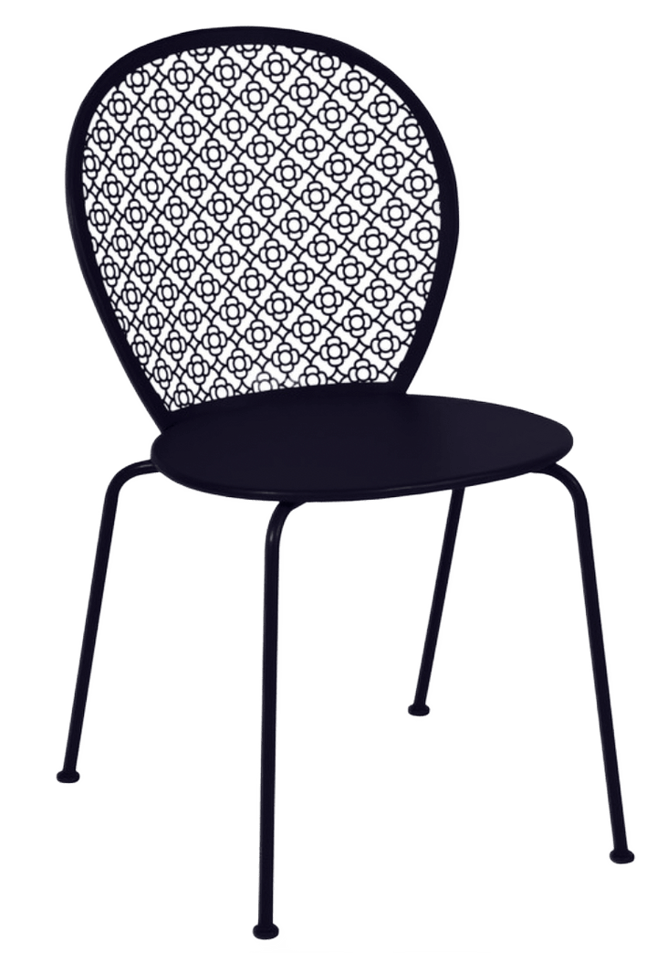 Lorette Side Chair - Set of 2 - Fermob - Outdoor Furniture - Deep Blue - HORNE
