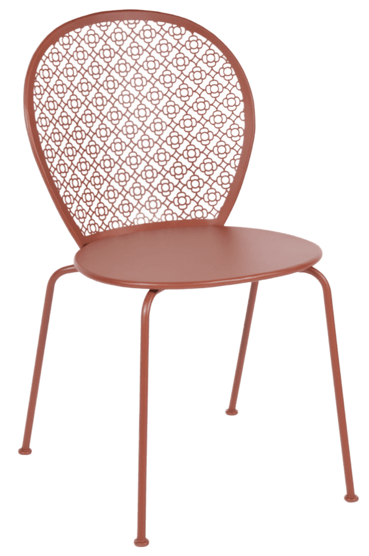 Lorette Side Chair - Set of 2 - Fermob - Outdoor Furniture - Red Ochre - HORNE
