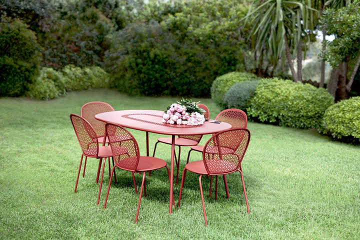 Lorette Side Chair - Set of 2 - Fermob - Outdoor Furniture - Willow Green - HORNE