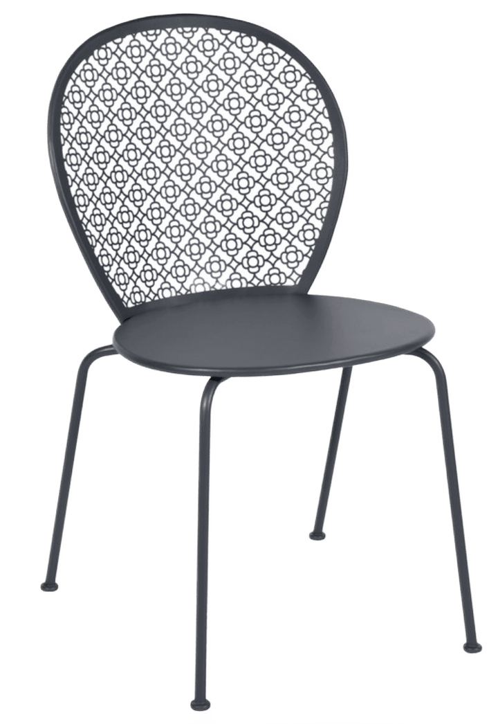 Lorette Side Chair - Set of 2 - Fermob - Outdoor Furniture - Anthracite - HORNE