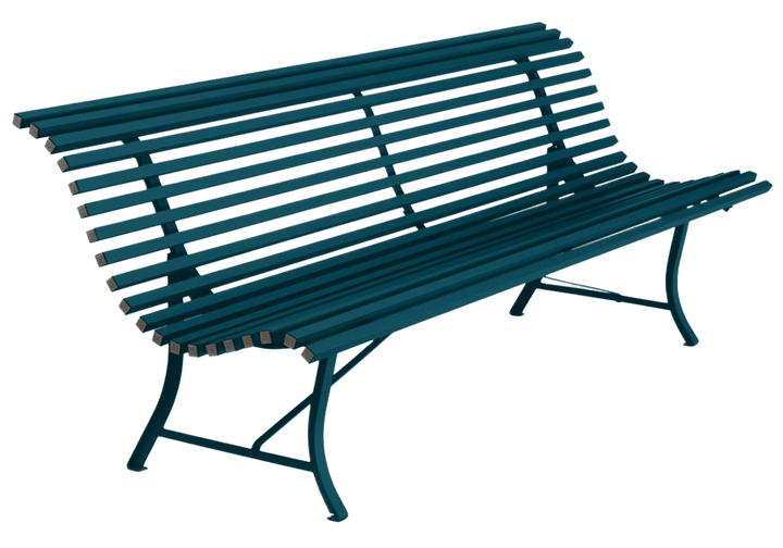 Louisiane 79" Bench - Fermob - Outdoor Furniture - Acapulco Blue - HORNE