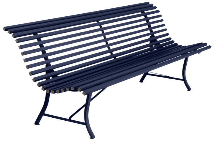 Louisiane 79" Bench - Fermob - Outdoor Furniture - Deep Blue - HORNE