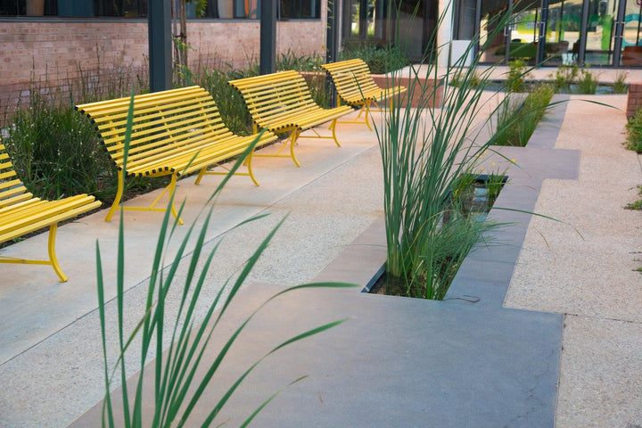 Louisiane 79" Bench - Fermob - Outdoor Furniture - Lapilli Grey - HORNE
