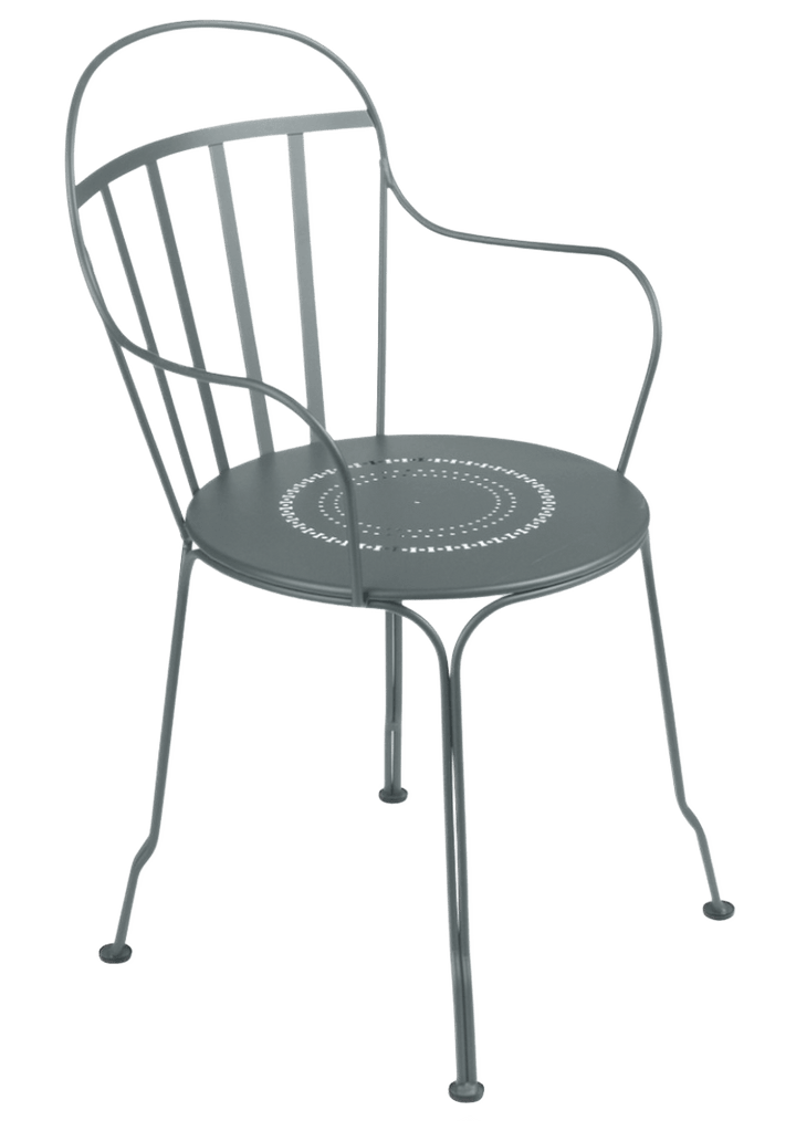 Louvre Armchair - Set of 2 - Fermob - Outdoor Furniture - Storm Grey - HORNE