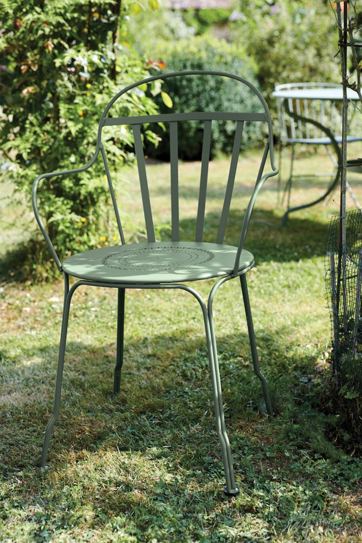 Louvre Armchair - Set of 2 - Fermob - Outdoor Furniture - Opaline Green - HORNE