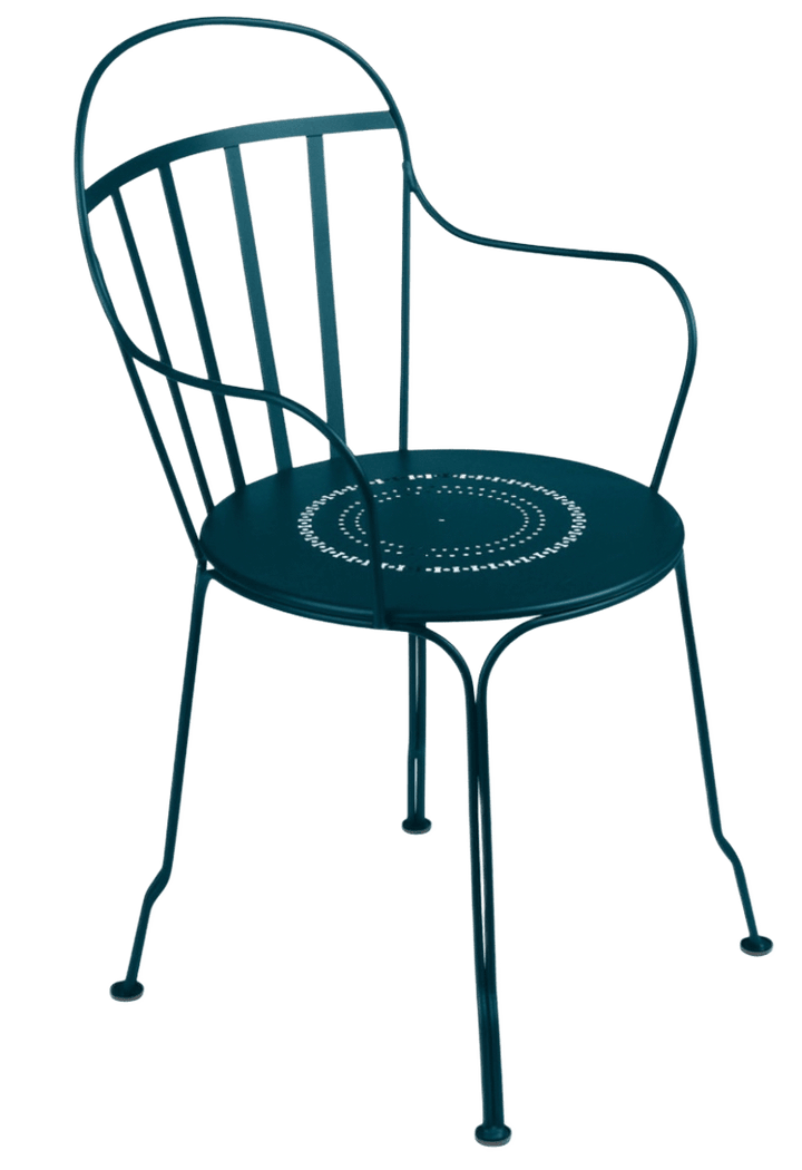 Louvre Armchair - Set of 2 - Fermob - Outdoor Furniture - Acapulco Blue - HORNE