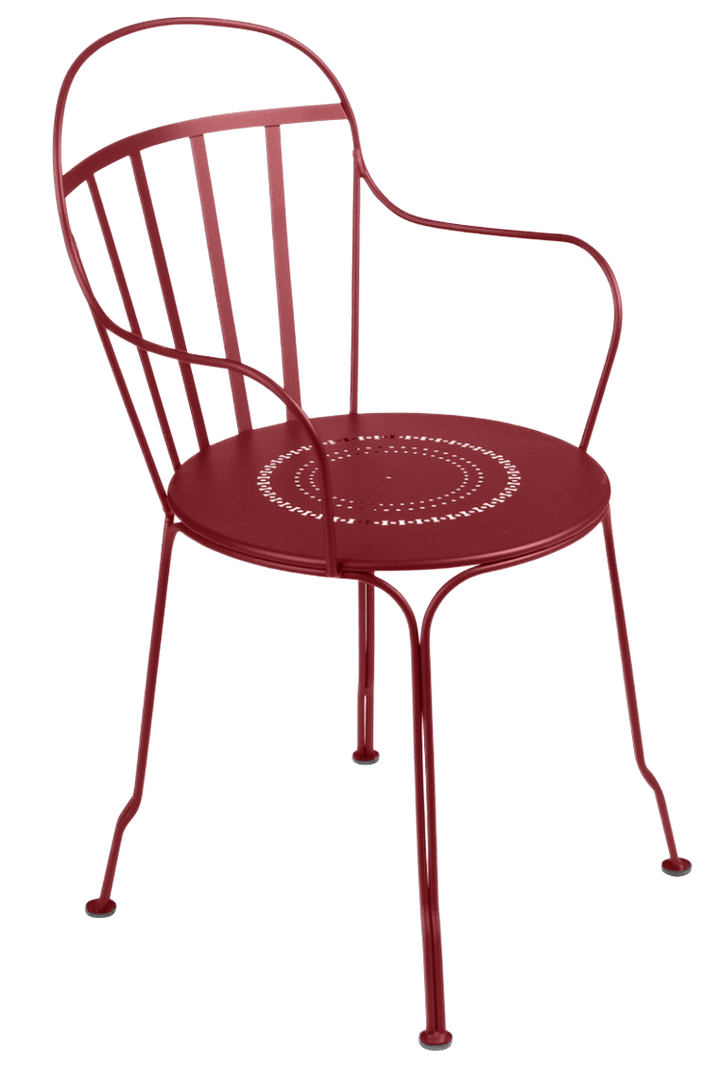 Louvre Armchair - Set of 2 - Fermob - Outdoor Furniture - Chili Red - HORNE