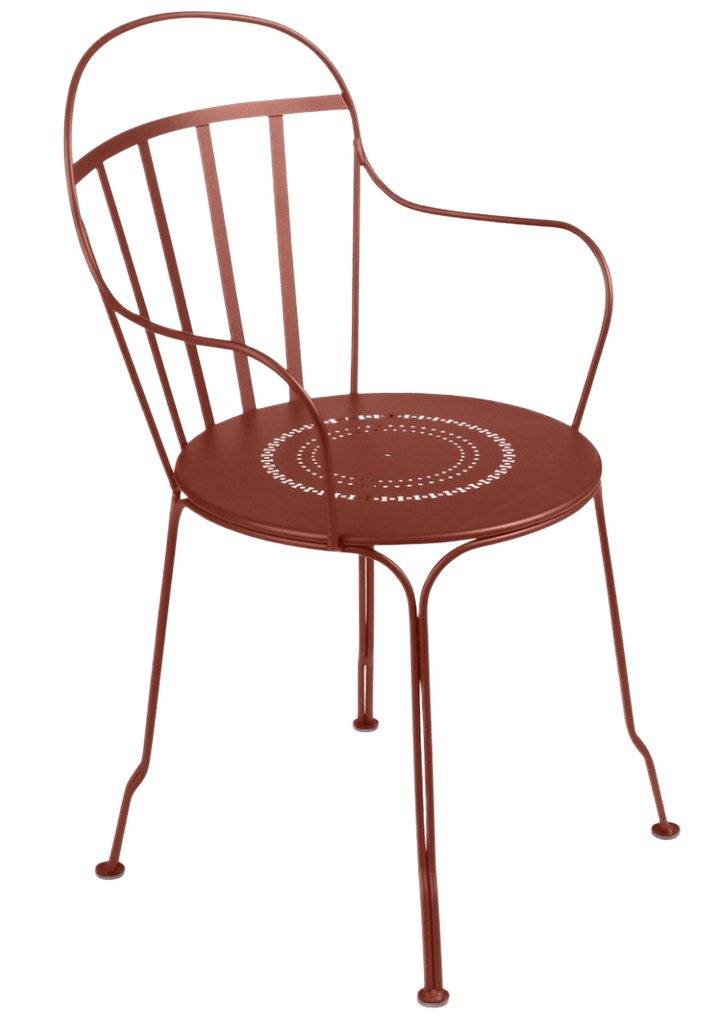 Louvre Armchair - Set of 2 - Fermob - Outdoor Furniture - Red Ochre - HORNE