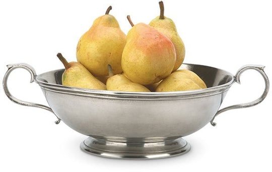 Low Footed Bowl With Handles