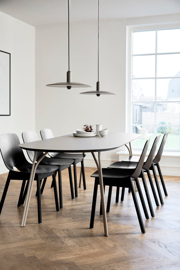 LU Pendant - Woud - Pendants - Large + Black - HORNE