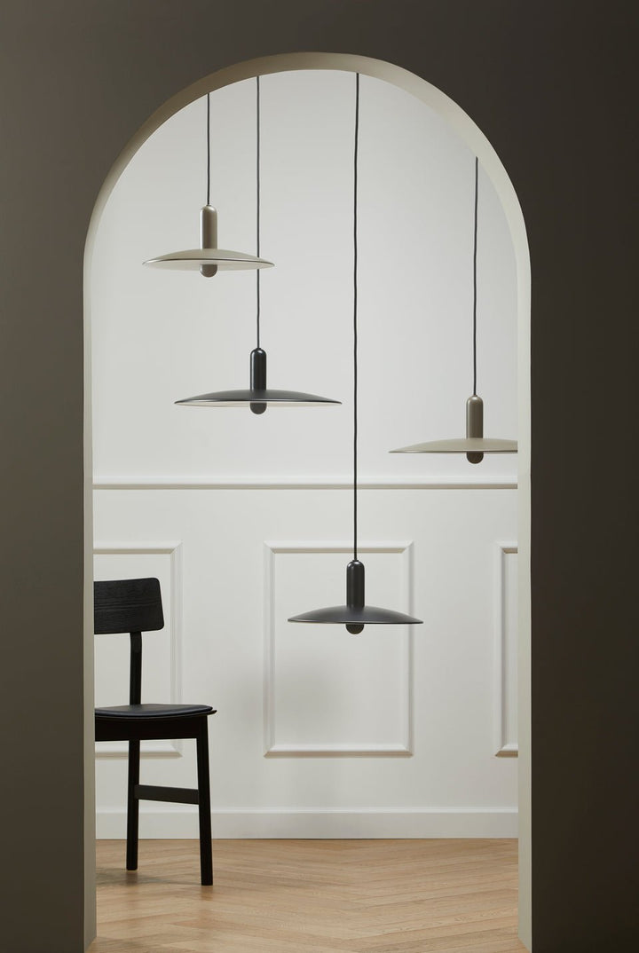 LU Pendant - Woud - Pendants - Large + Black - HORNE