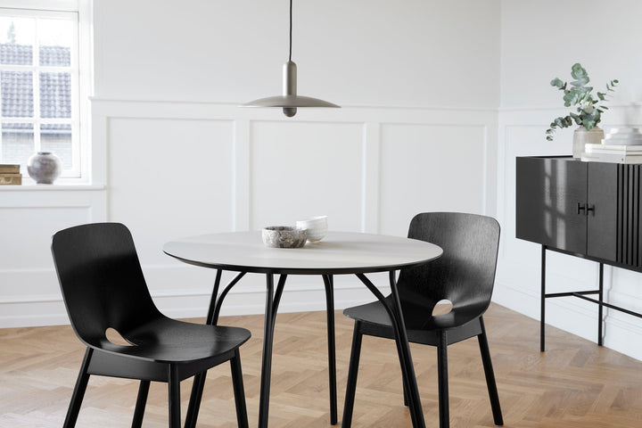 LU Pendant - Woud - Pendants - Large + Black - HORNE
