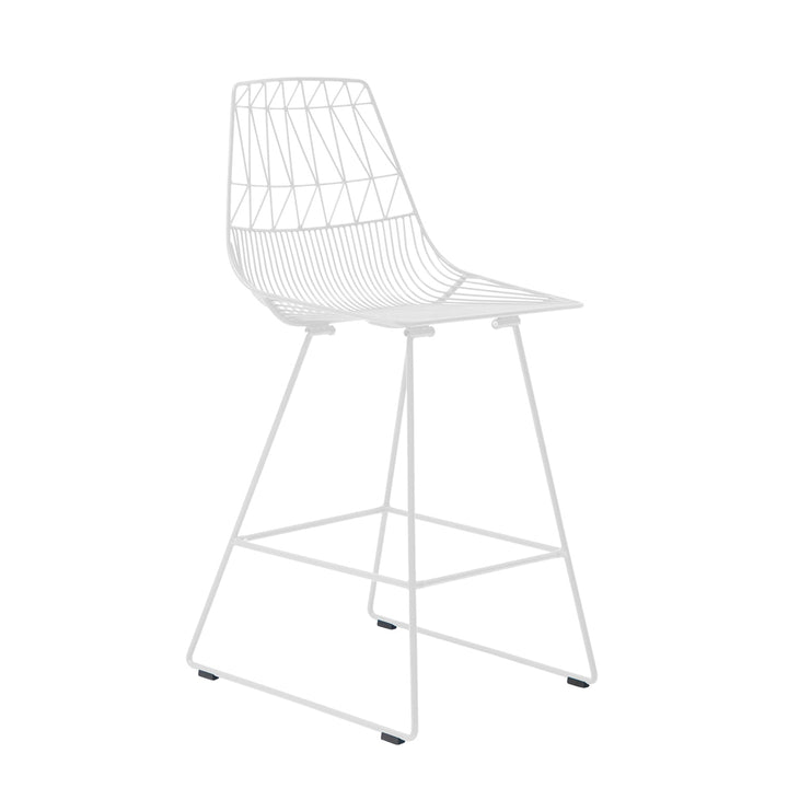 Lucy Counter Stool - Set of 2 - Bend Goods - Outdoor Furniture - White - HORNE