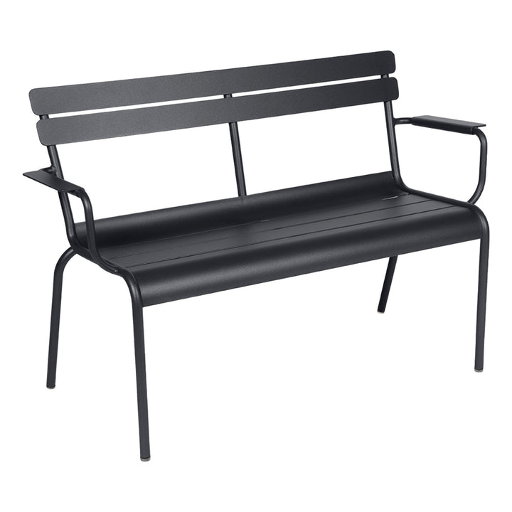 Luxembourg 2 - Seater Garden Bench - Fermob - Outdoor Furniture - Anthracite - HORNE