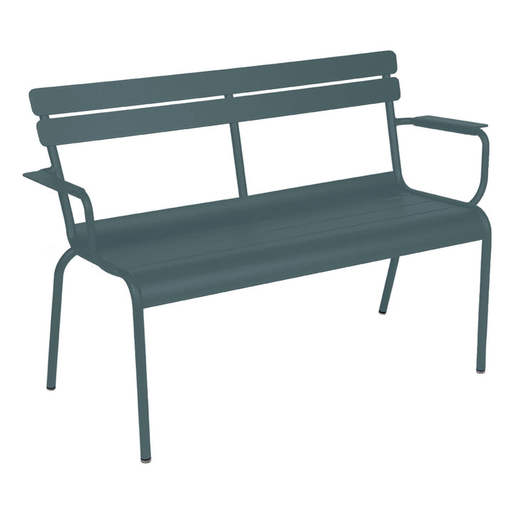 Luxembourg 2 - Seater Garden Bench - Fermob - Outdoor Furniture - Storm Grey - HORNE