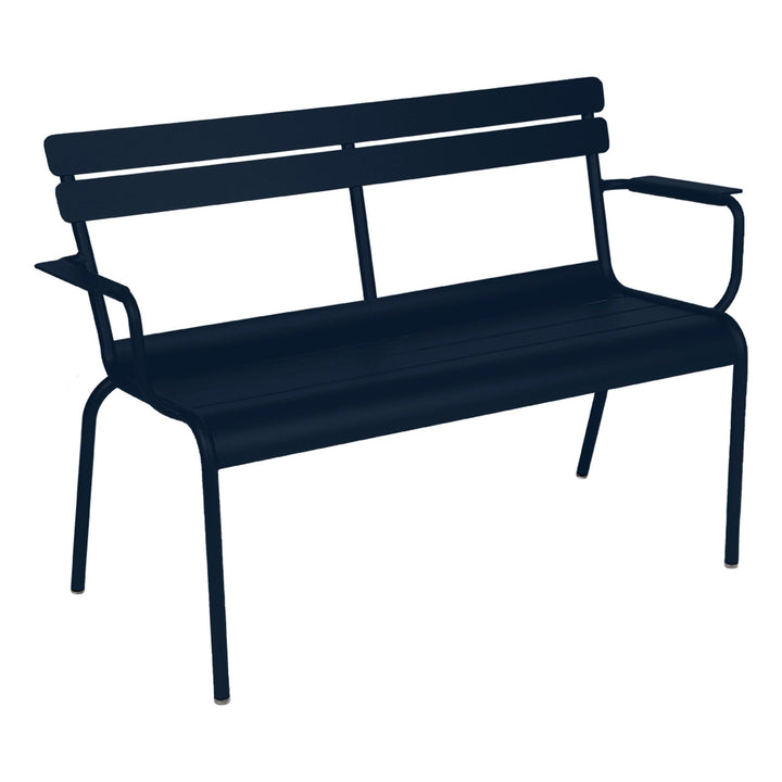 Luxembourg 2 - Seater Garden Bench - Fermob - Outdoor Furniture - Deep Blue - HORNE