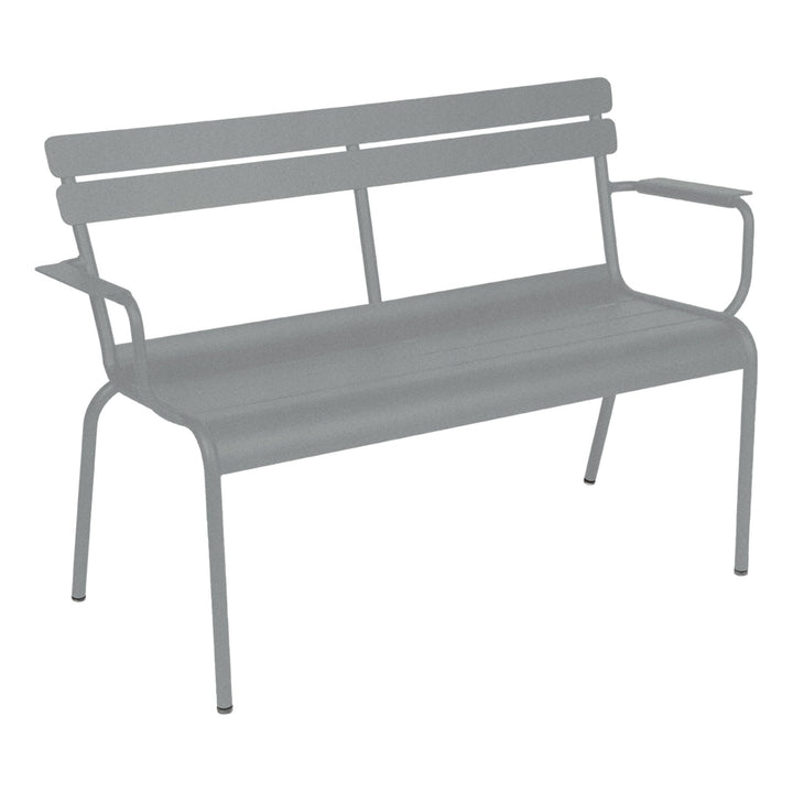 Luxembourg 2 - Seater Garden Bench - Fermob - Outdoor Furniture - Lapilli Grey - HORNE