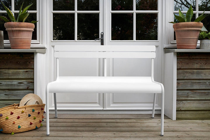 Luxembourg 2/3 Seater Bench - Fermob - Outdoor Furniture - Lapilli Grey - HORNE