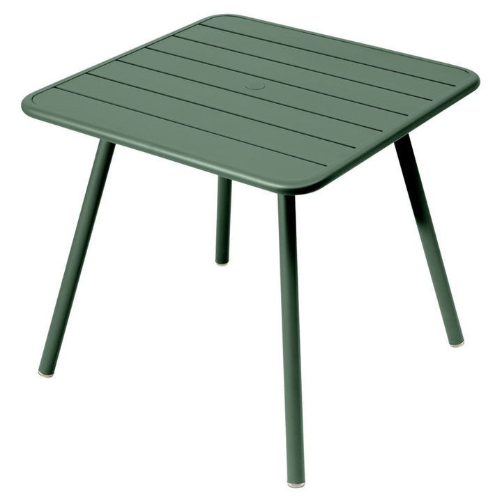 Luxembourg 4 Leg Square Table - 32" x 32" - Fermob - Outdoor Furniture - Cedar Green - HORNE