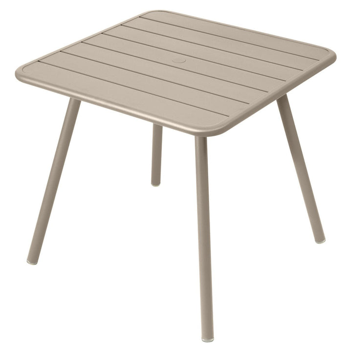 Luxembourg 4 Leg Square Table - 32" x 32" - Fermob - Outdoor Furniture - Nutmeg - HORNE