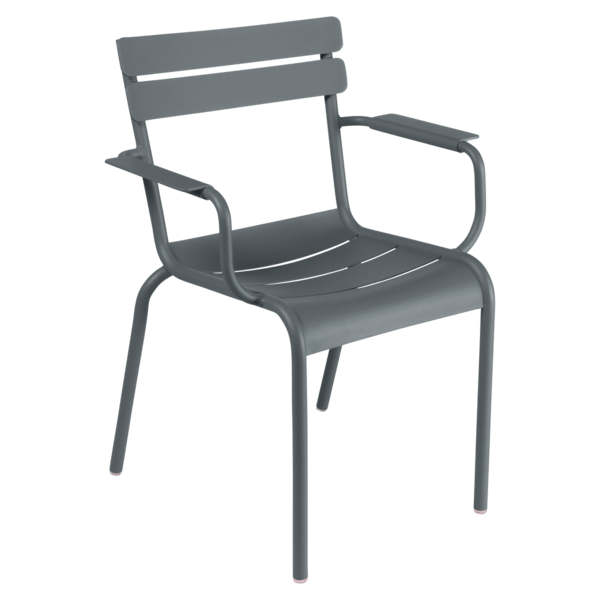Luxembourg Arm Chair - Set of 4 - Fermob - Outdoor Furniture - Storm Grey - HORNE