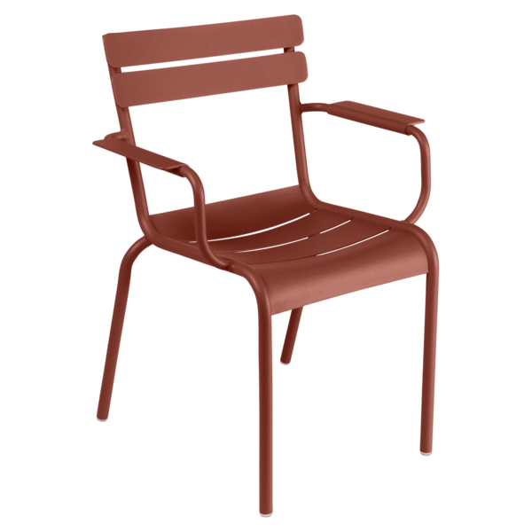 Luxembourg Arm Chair - Set of 4 - Fermob - Outdoor Furniture - Red Ochre - HORNE