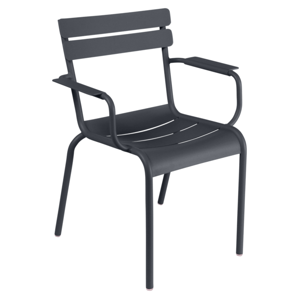 Luxembourg Arm Chair - Set of 4 - Fermob - Outdoor Furniture - Acapulco Blue - HORNE