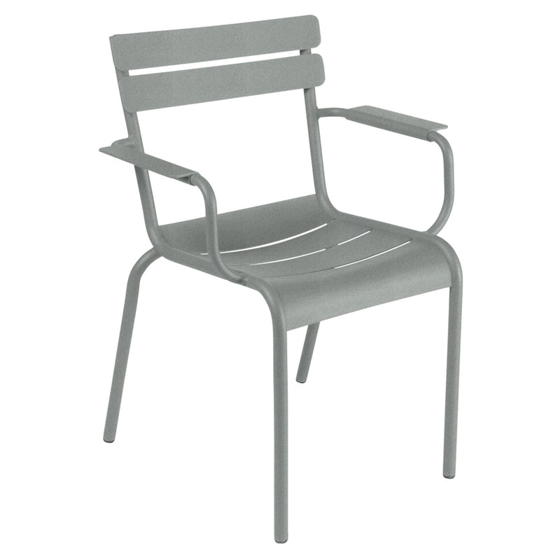 Luxembourg Arm Chair - Set of 4 - Fermob - Outdoor Furniture - Acapulco Blue - HORNE