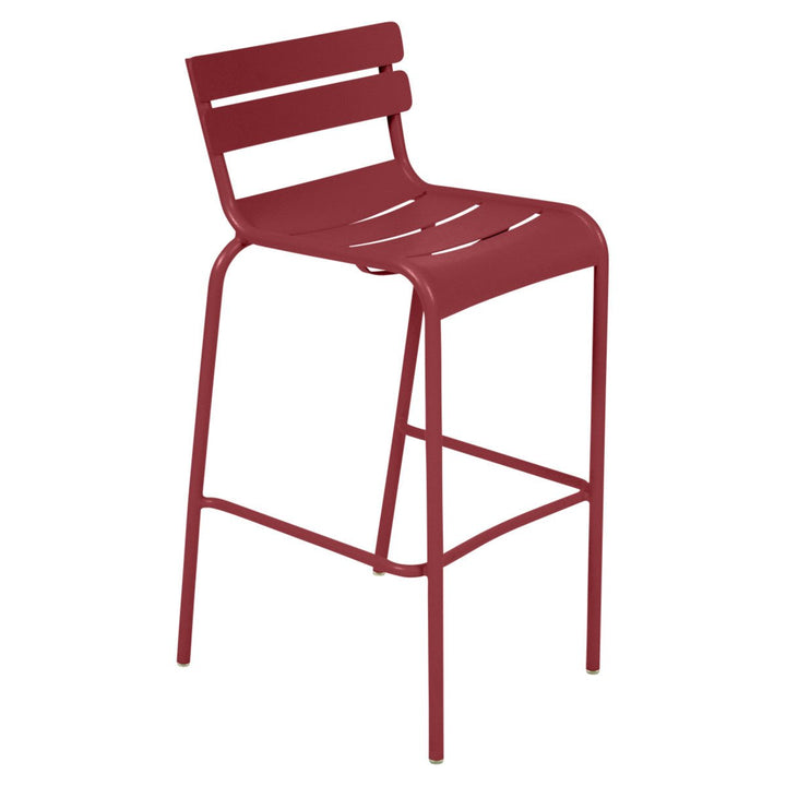 Luxembourg Bar Stool - Set of 2 - Fermob - Outdoor Furniture - Chili Red - HORNE