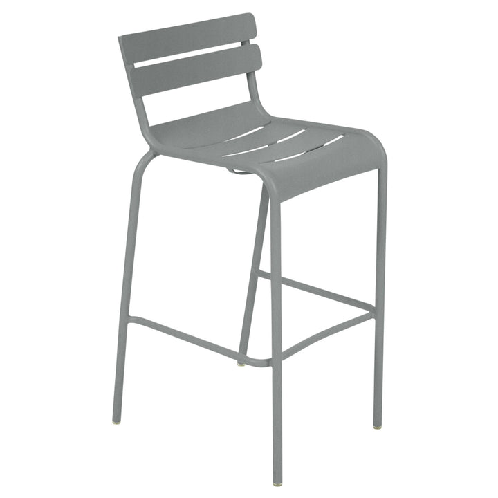 Luxembourg Bar Stool - Set of 2 - Fermob - Outdoor Furniture - Lapilli Grey - HORNE