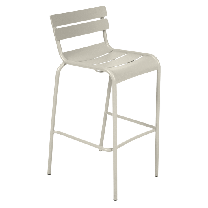 Luxembourg Bar Stool - Set of 2 - Fermob - Outdoor Furniture - Clay Grey - HORNE