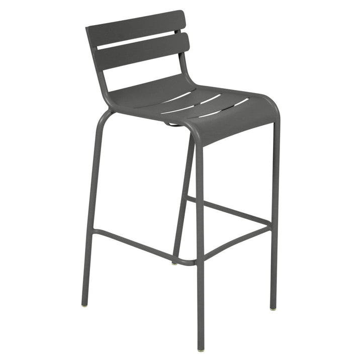 Luxembourg Bar Stool - Set of 2 - Fermob - Outdoor Furniture - Liquorice - HORNE
