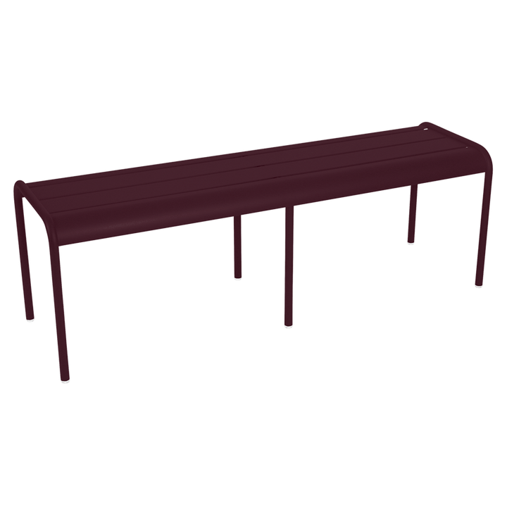 Luxembourg Bench 57" - Fermob - Outdoor Furniture - Black Cherry - HORNE