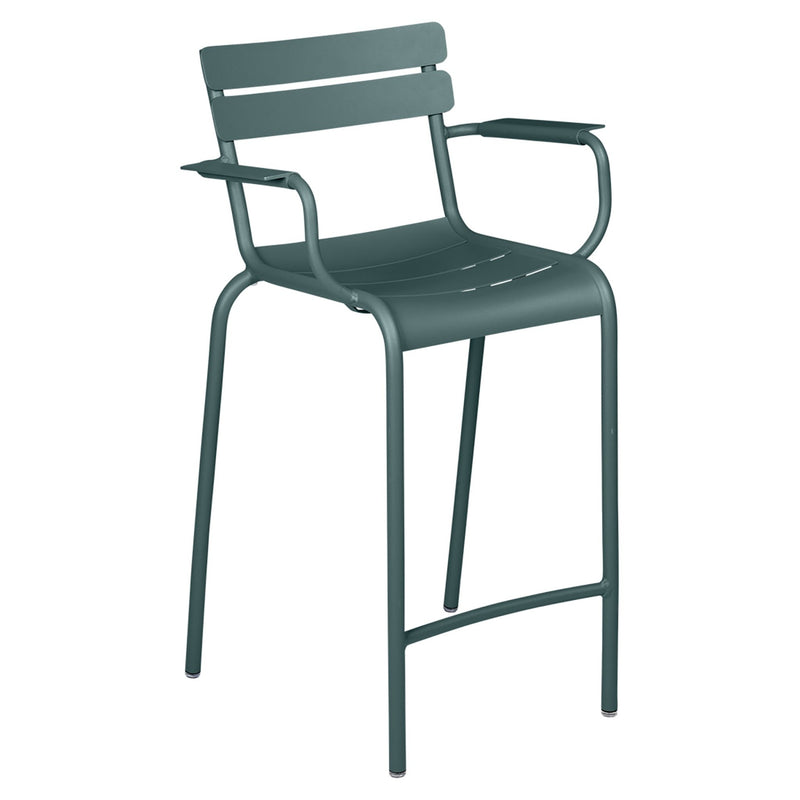 Luxembourg High Armchair - Set of 2 - Fermob - Outdoor Furniture - Acapulco Blue - HORNE
