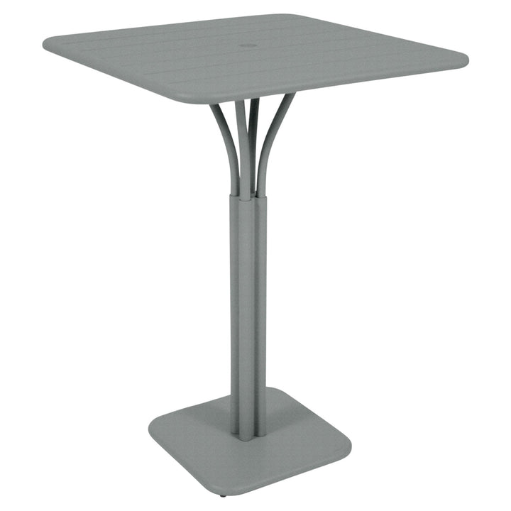 Luxembourg High Pedestal Table 32" x 32" - Fermob - Outdoor Furniture - Lapilli Grey - HORNE