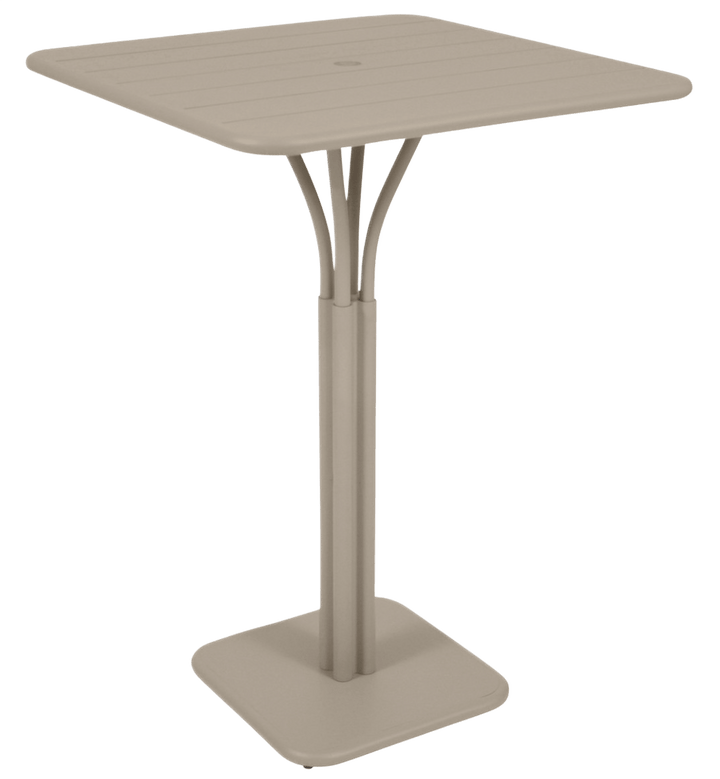 Luxembourg High Pedestal Table 32" x 32" - Fermob - Outdoor Furniture - Nutmeg - HORNE