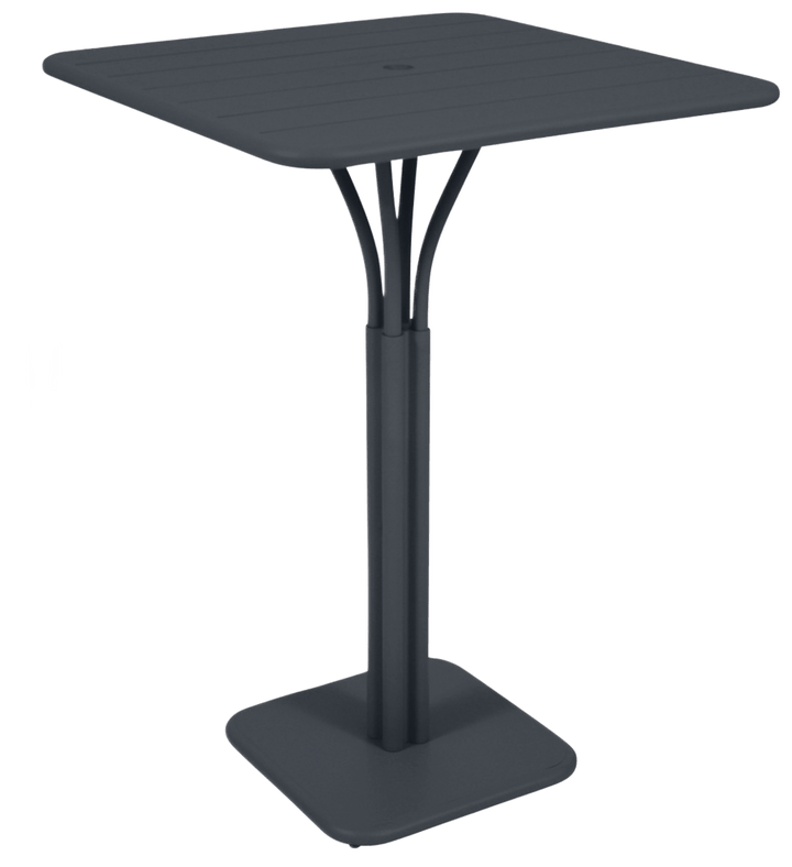 Luxembourg High Pedestal Table 32" x 32" - Fermob - Outdoor Furniture - Anthracite - HORNE