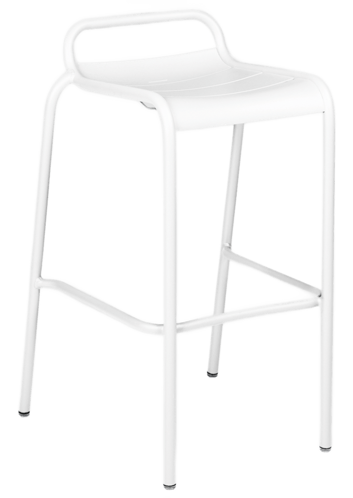 Luxembourg High Stool with Low Back - Set of 2 - Fermob - Outdoor Furniture - Cotton - HORNE