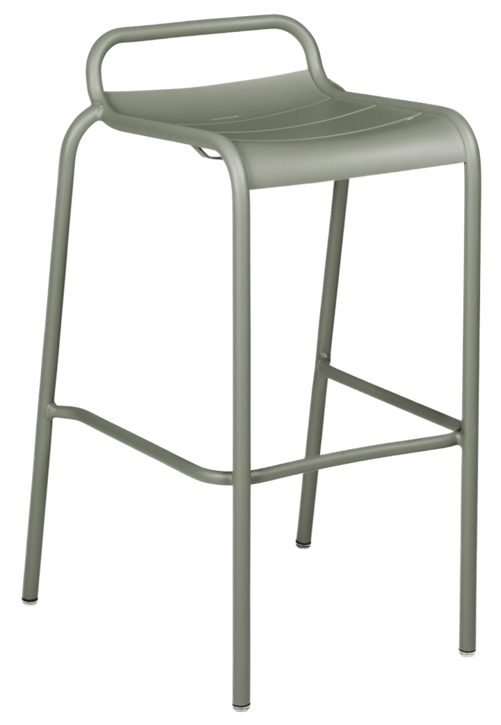 Luxembourg High Stool with Low Back - Set of 2 - Fermob - Outdoor Furniture - Cactus - HORNE