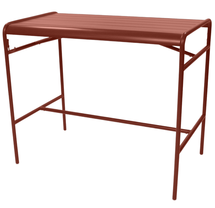 Luxembourg High Table 50" x 29" - Fermob - Outdoor Furniture - Red Ochre - HORNE