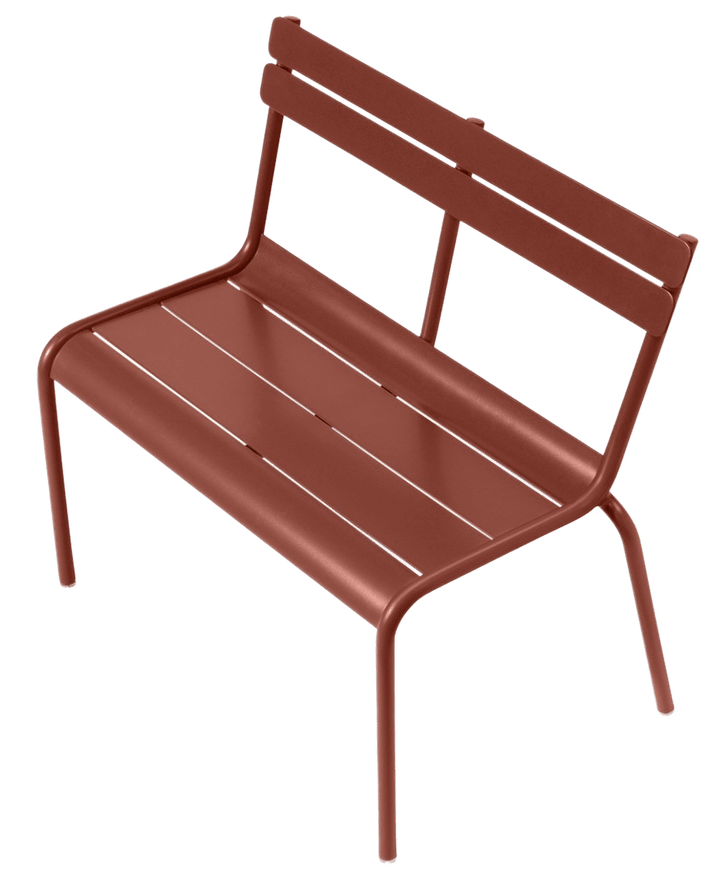 Luxembourg Kid Bench - Fermob - Outdoor Furniture - Red Ochre - HORNE