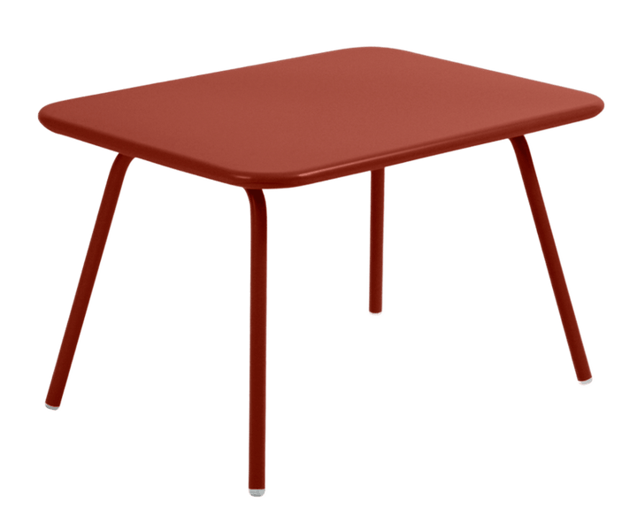 Luxembourg Kid Table 30" x 22" - Fermob - Outdoor Furniture - Red Ochre - HORNE
