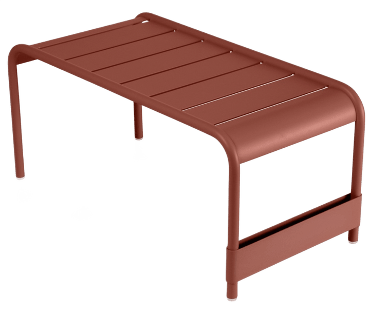 Luxembourg Large Low Table 34" x 17" - Fermob - Outdoor Furniture - Red Ochre - HORNE