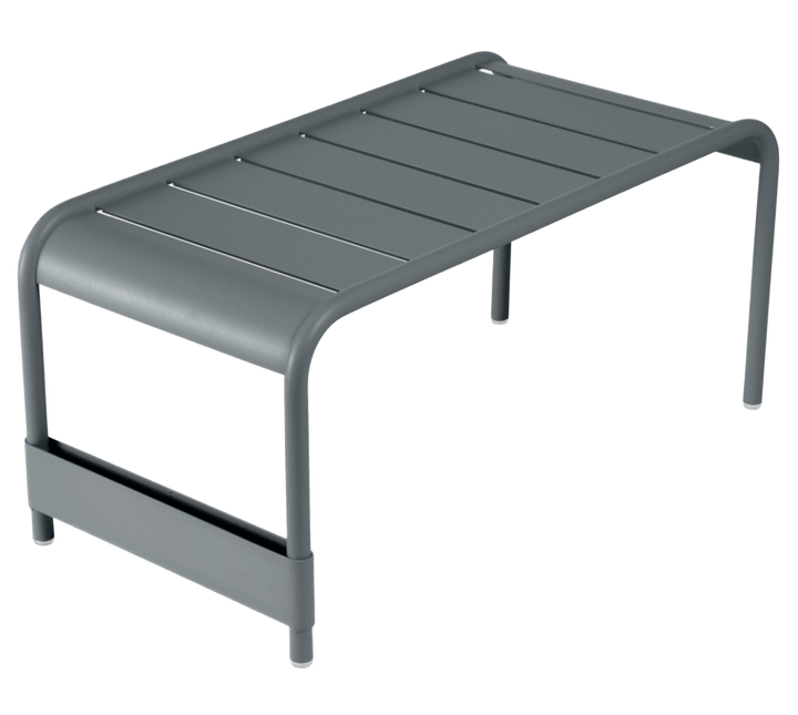 Luxembourg Large Low Table 34" x 17" - Fermob - Outdoor Furniture - Storm Grey - HORNE