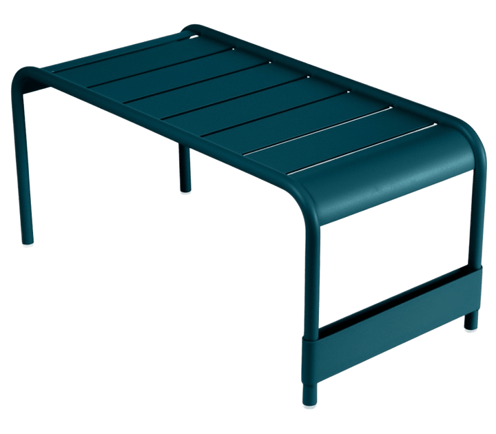 Luxembourg Large Low Table 34" x 17" - Fermob - Outdoor Furniture - Acapulco Blue - HORNE
