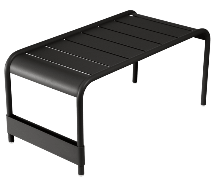 Luxembourg Large Low Table 34" x 17" - Fermob - Outdoor Furniture - Liquorice - HORNE