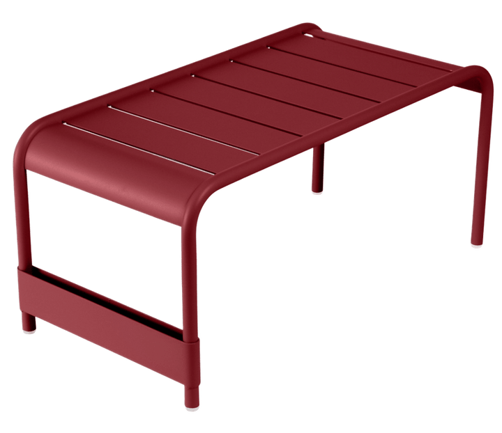 Luxembourg Large Low Table 34" x 17" - Fermob - Outdoor Furniture - Chili Red - HORNE